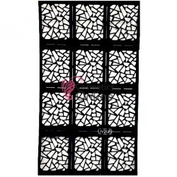 Stickere 3D sablon cu modele deosebite pentru unghii Cod JV206 Negre